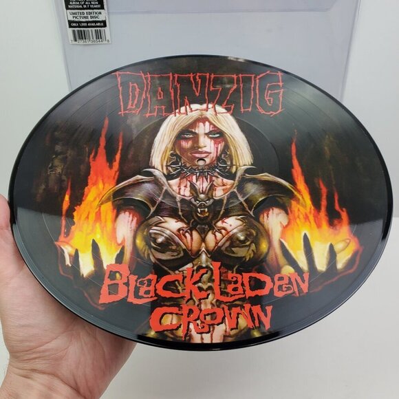 Danzig Black Laden Crown Vinyl Picture Disc Record Evilive Limited Edition 1,000 - Picture 9 of 9